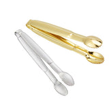 3PCS Stainless Steel Food Serving Tongs Mini Tongs for Sugar Tea Bag Kitchen Tool - Top-Down View