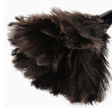 Anti Static Animal Feather Brush Soft Dust Cleaning Brush with Wooden Handle