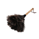Anti Static Animal Feather Brush Soft Dust Cleaning Brush with Wooden Handle