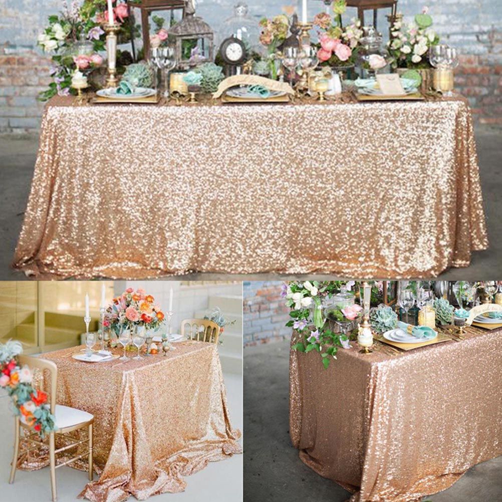 30x180cm Sparkly Sequin Table Runner Wedding Party Christmas Table Runner Tablecloth Decoration