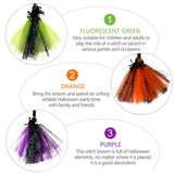 Halloween Witch Broom Cosplay Broom Prop for Halloween Costume Party