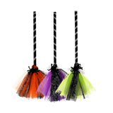 Halloween Witch Broom Cosplay Broom Prop for Halloween Costume Party