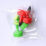 4Pcs Plant Watering Device Simple Watering Can Sprinkler Nozzle Watering Bottle Spray Nozzle - Top-Down View