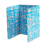 3 Sided Kitchen Splatter Guard Foldable Oil Proof Board Aluminum Foil Gas Stove Shield - Close-Up Angle