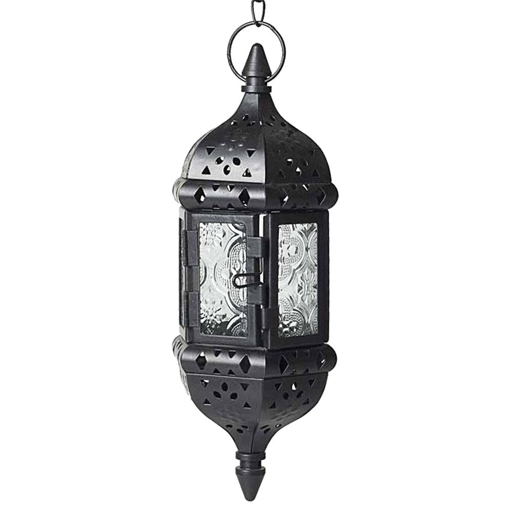 Hanging Candle Lantern Moroccan Chandelier Retro Candle Holder Moroccan Vintage Metal Hollow Wedding Hanging Candle Holders