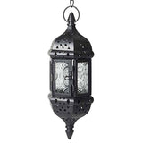 Hanging Candle Lantern Moroccan Chandelier Retro Candle Holder Moroccan Vintage Metal Hollow Wedding Hanging Candle Holders