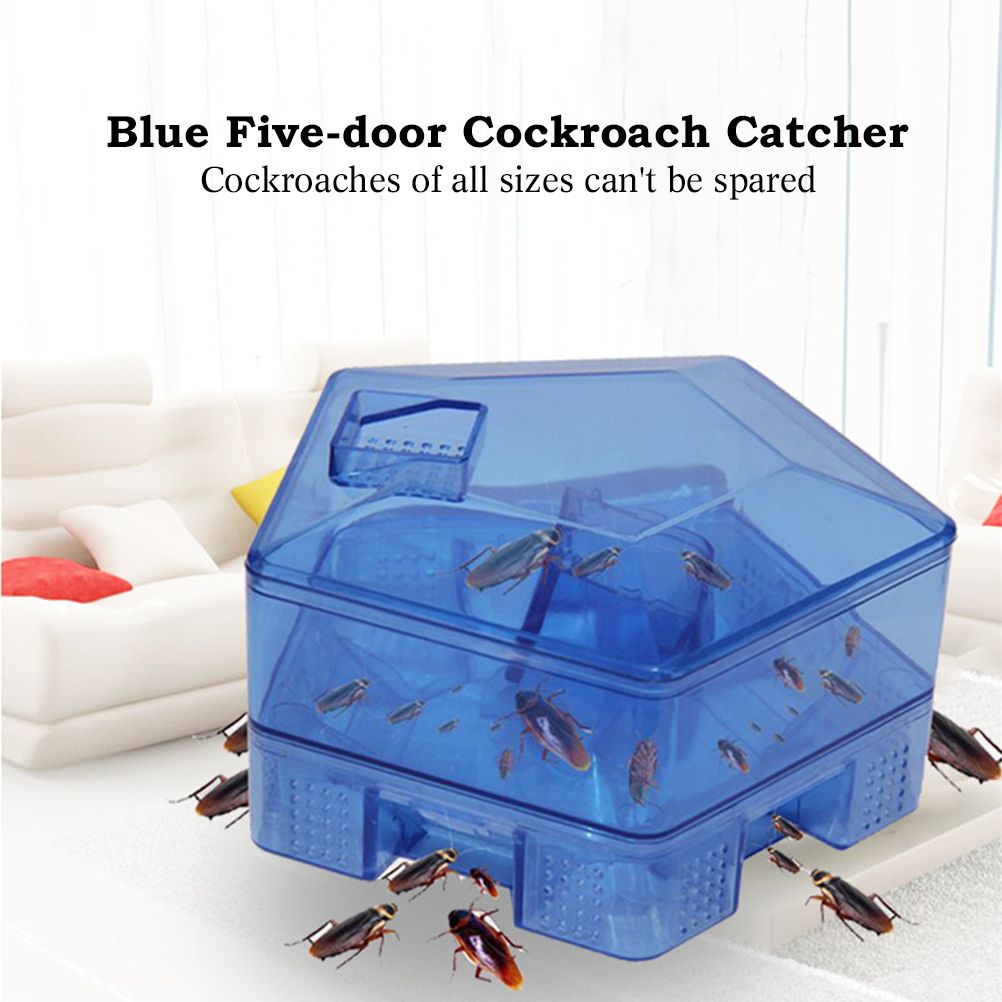 Non Toxic Reusable Cockroach Trap Box Home Kitchen Bug Catcher House Cockroach Catcher
