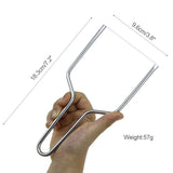 Cheese Slicing Tool Stainless Steel Cheese Cutter with Wire Handheld Butter Cutter Tools - Front View