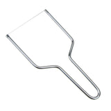 Cheese Slicing Tool Stainless Steel Cheese Cutter with Wire Handheld Butter Cutter Tools - Rear View