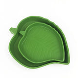 2PCS Leaf Reptile Food Water Bowl Plate Dish for Tortoise Snake Crawl Pet Drinking and Eating