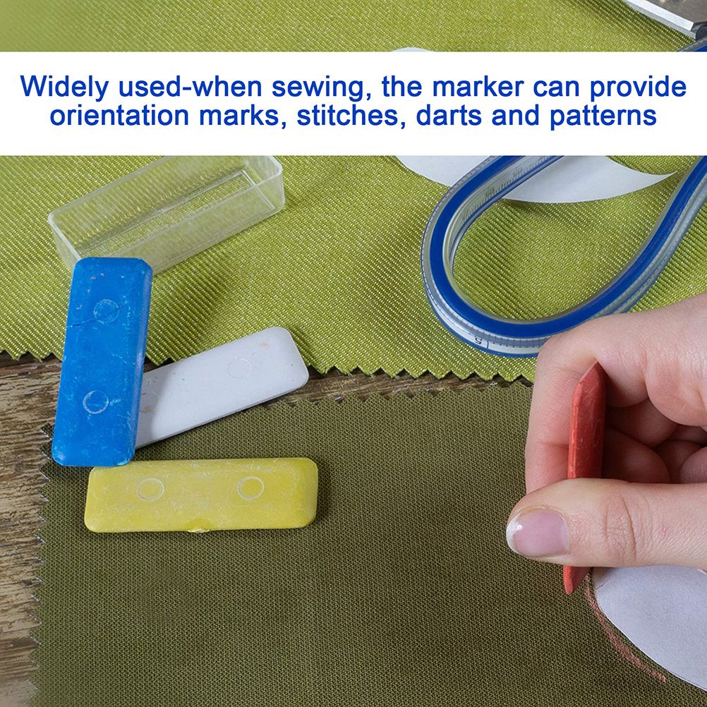 4Pcs Dressmaking Chalk Sewing Chalk Fabric Chalk for Marking Sewing Patterns