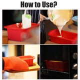 Silicone Bread Baking Mold Rectangular Toast Plate Kitchen Baking Mold