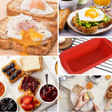 Silicone Bread Baking Mold Rectangular Toast Plate Kitchen Baking Mold - Extra Image
