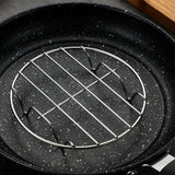 Stainless Steel Trivet Rack Stand Heavy Duty Pressure Cooker Steam Rack Cooking Stand - 45-Degree Angle
