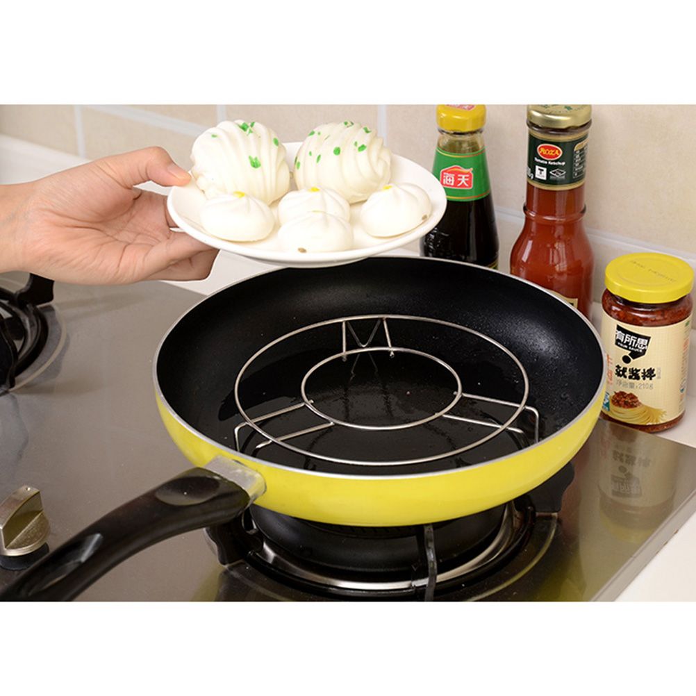 Stainless Steel Trivet Rack Stand Heavy Duty Pressure Cooker Steam Rack Cooking Stand