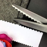 Professional Zigzag Scissors Dressmaking Scissors Fabric Scissors for Tailor - Side View
