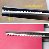 Professional Zigzag Scissors Dressmaking Scissors Fabric Scissors for Tailor