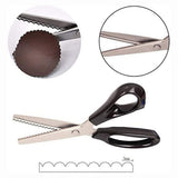 Professional Zigzag Scissors Dressmaking Scissors Fabric Scissors for Tailor