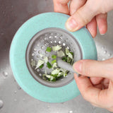 4Pcs Silicone Kitchen Sink Strainer Sewer Hair Filter Collect Bath Drain Stopper Sink Floor Drain Plug Kitchen Accessories - Rear View