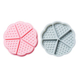 2PCS Silicone Waffle Mold 5 Cavity Heart Shaped Cake Muffin Pancake Mold for Baking Tools