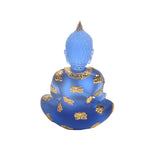 Transparent Sitting Buddha Statue Mini Buddha Ornaments Resin Buddha Decoration - Top-Down View