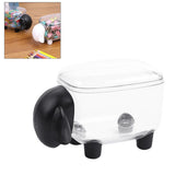 Mini Plastic Cotton Swab Storage Box Cute Sheep Dust-proof Cosmetic Cotton Storage Box Household Desktop Organizer