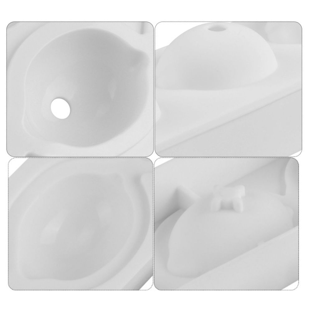 4-cavity Lemon Shaped Cake Molds Silicone Mousse Cake Molds Muffin Baking Pan