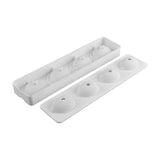 4-cavity Lemon Shaped Cake Molds Silicone Mousse Cake Molds Muffin Baking Pan - Rear View