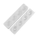 4-cavity Lemon Shaped Cake Molds Silicone Mousse Cake Molds Muffin Baking Pan - Close-Up Angle