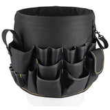 Heavy Duty Gardening Tool Bucket Organizer Gardening Tool Kit Holder with 56 Pockets for Garden Yard Lawn
