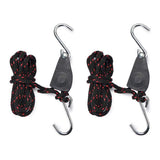 2PCS 1/4 Inch Lifting Pulley Rope Stainless Steel Rope Ratchet Sliding Lifting Ropes