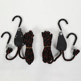 2PCS 1/4 Inch Lifting Pulley Rope Stainless Steel Rope Ratchet Sliding Lifting Ropes - 45-Degree Angle