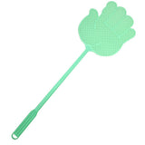 6PCS Multi Colors Plastic Long Handle Fly Swatter Anti Pest Tool - Top-Down View