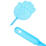 6PCS Multi Colors Plastic Long Handle Fly Swatter Anti Pest Tool