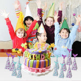 10Pcs Mermaid Party Favors Boxes Mermaid Gift Bags Box Kids Mermaid Party Goodie Bags - Low Angle