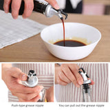 Oil Bottle Leak Proof Bottle Flip Cover Kitchen Oil Pour Spouts Bottle Dispenser - 45-Degree Angle
