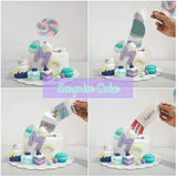Funny Cake Money Box Money Pulling Cake Making Mold Cake ATM Box Mold with 20Pcs Plastic Bag - Low Angle