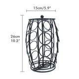 K Cup Carousel Metal Carousel Holder Organizer Coffee Pod Holder for Home Office