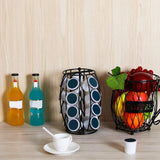 K Cup Carousel Metal Carousel Holder Organizer Coffee Pod Holder for Home Office