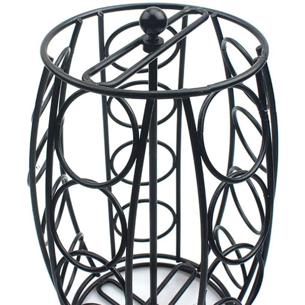 K Cup Carousel Metal Carousel Holder Organizer Coffee Pod Holder for Home Office