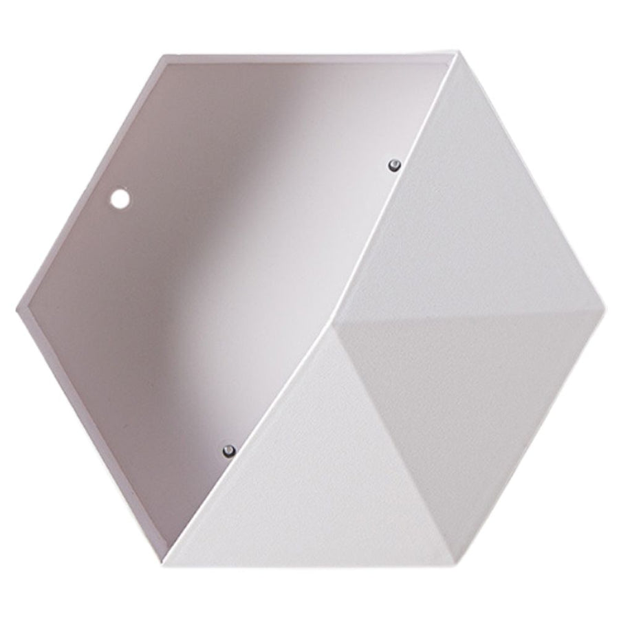 Hexagonal Wall Shelf Geometric Hexagonal Storage Shelf Simple Geometric Wall Floating Shelf