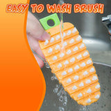 Random Veggie Vegetable Scrubber Scrub Cleaning Brush Kitchen Cleaner Carrot Potato Surface Brush Kitchen Tool