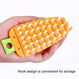 Random Veggie Vegetable Scrubber Scrub Cleaning Brush Kitchen Cleaner Carrot Potato Surface Brush Kitchen Tool - 45-Degree Angle