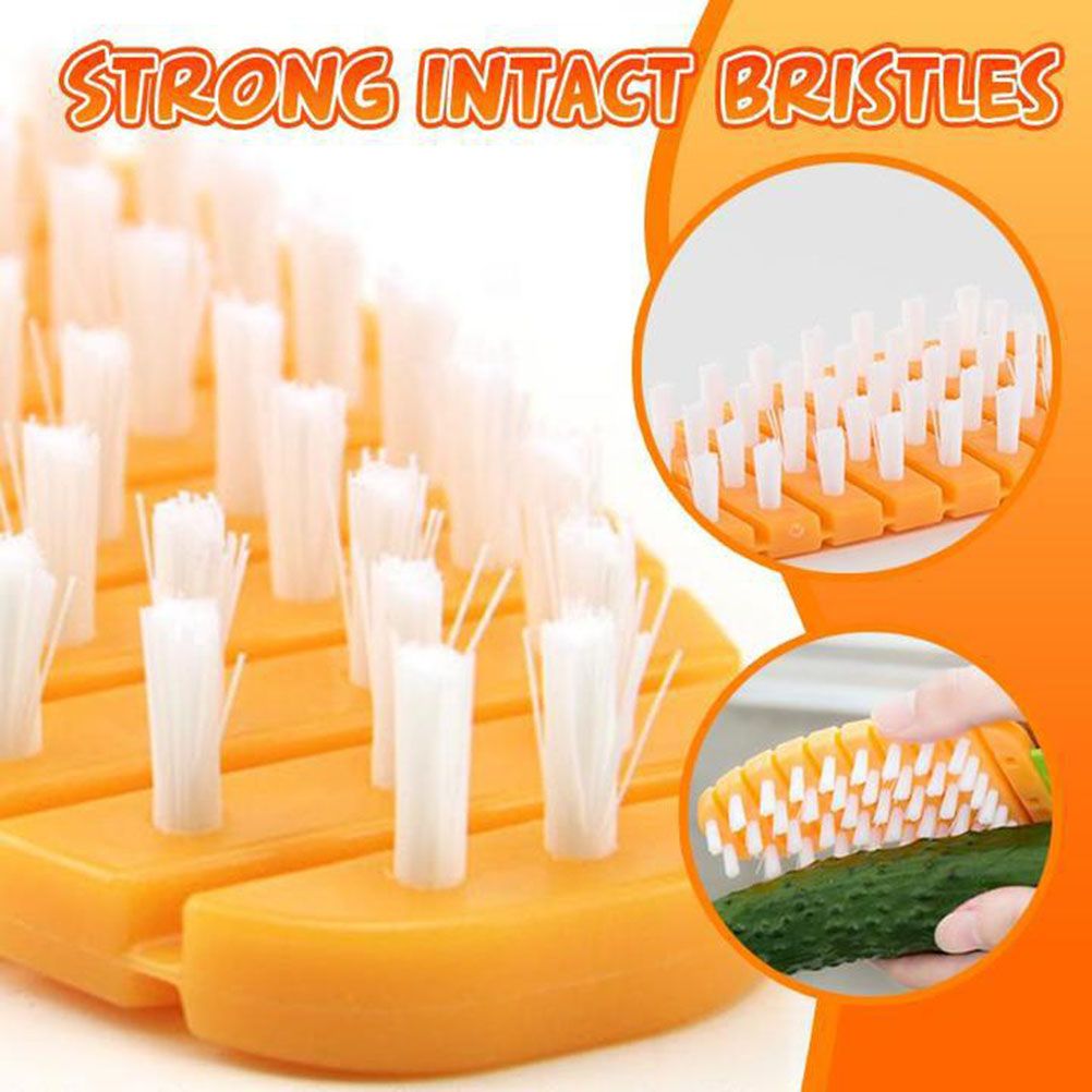 Random Veggie Vegetable Scrubber Scrub Cleaning Brush Kitchen Cleaner Carrot Potato Surface Brush Kitchen Tool