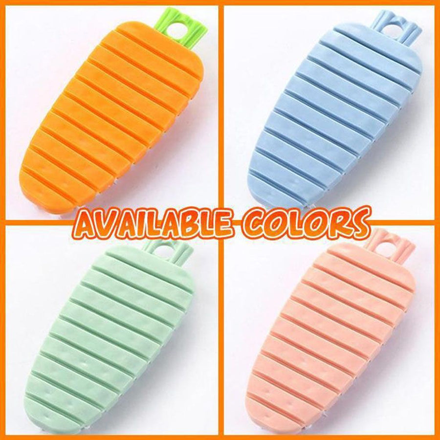 Vegetable scrubber cleaning brush for potatoes and carrots, random colour, image 9