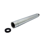 Shower Extension Tube Stainless Steel Shower Extension Pipe Shower Extender - Side View