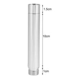 Shower Extension Tube Stainless Steel Shower Extension Pipe Shower Extender - Rear View