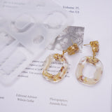Silicone Resin Molds for Earrings DIY Mold Crystal Multi Style Epoxy Earrings Keychain Mold Jewelry Pendant Making Tool