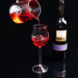 300ml Goblet Glass Mug Shark Wine Glass Goblets for Cold Drink Champagne Goblet Cocktail Glasses Whiskey Cup Party Barware - Rear View