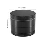 4 Layer Herb Grinder Grinders Zinc Alloy Manual Crusher Herb Spice Grinder - Front View